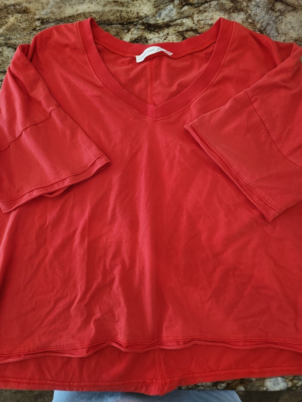 Red V-Neck Top - Altard State